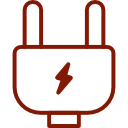 Charging plug icon