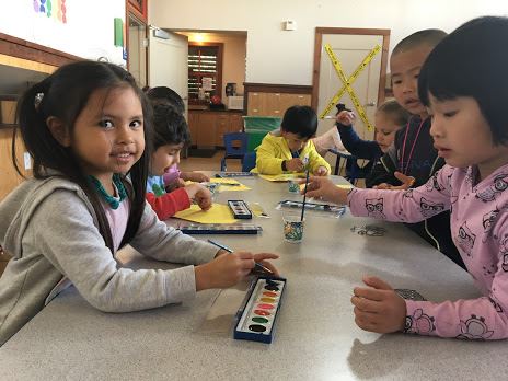 Kiddie Korner Participants Painting