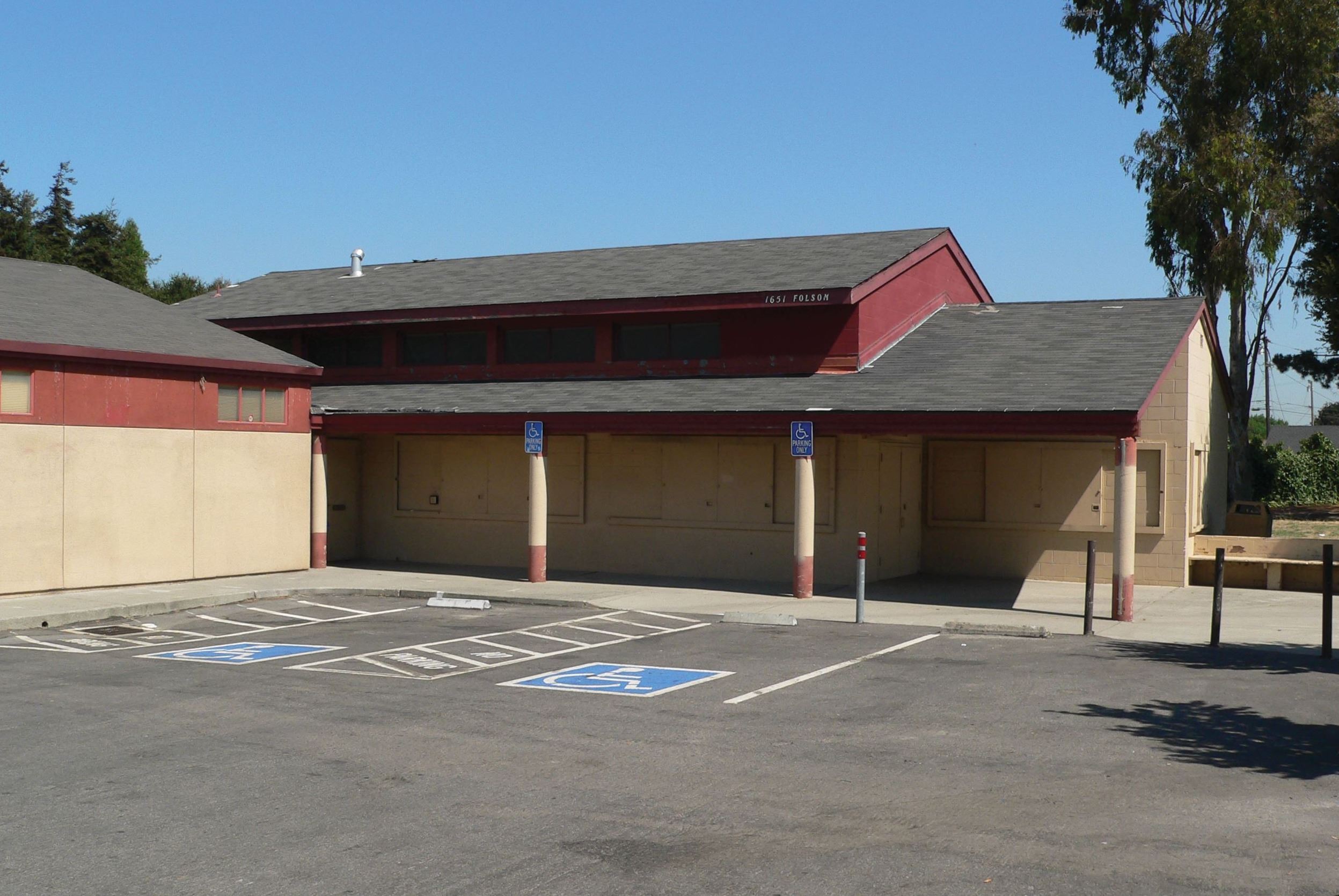 Outside Davis Park Senior Center