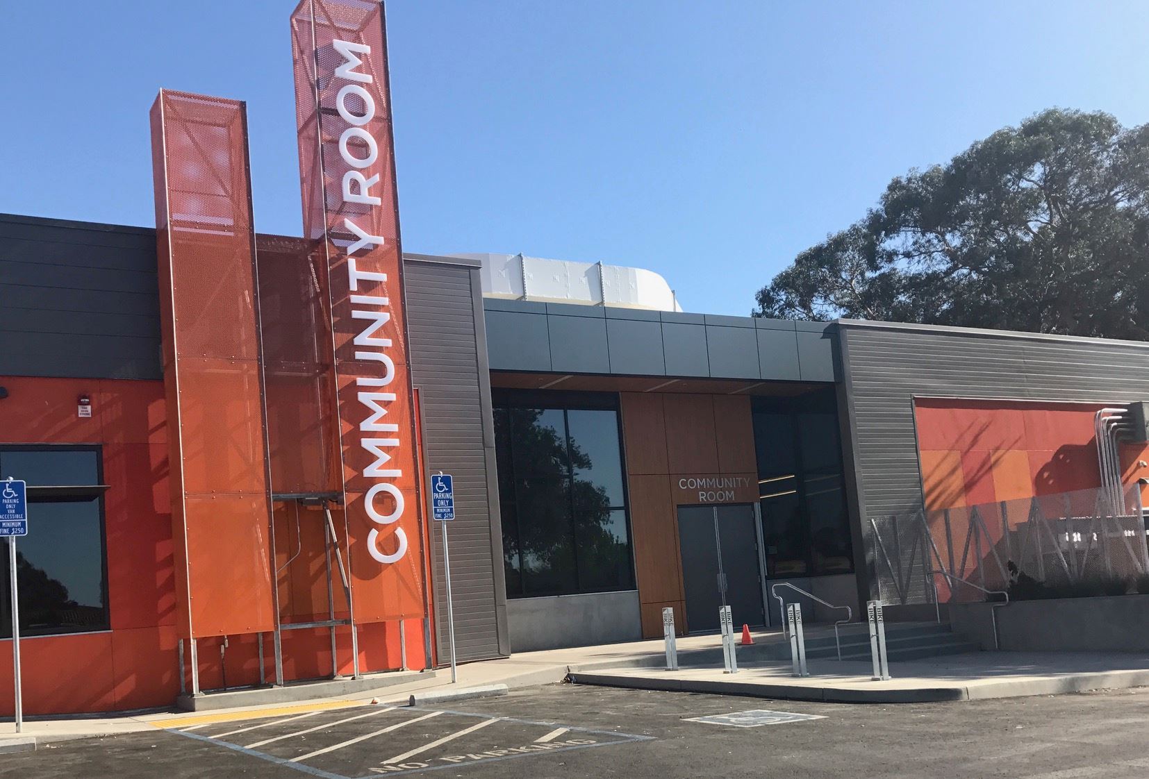 Outside Library Community Room