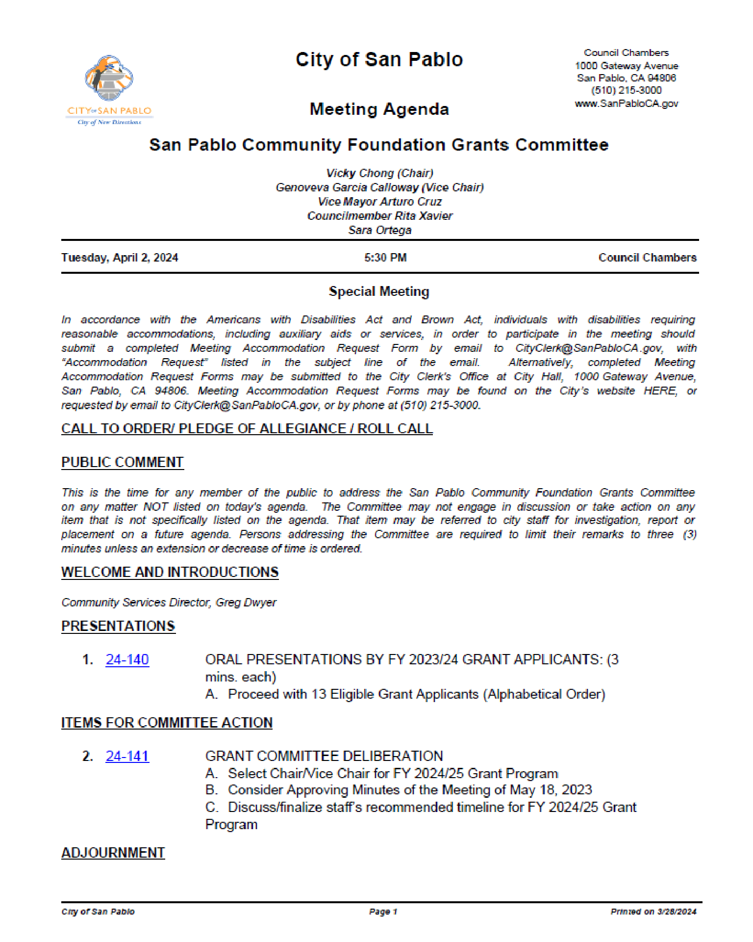 2024-04-02 SPCFGC Agenda
