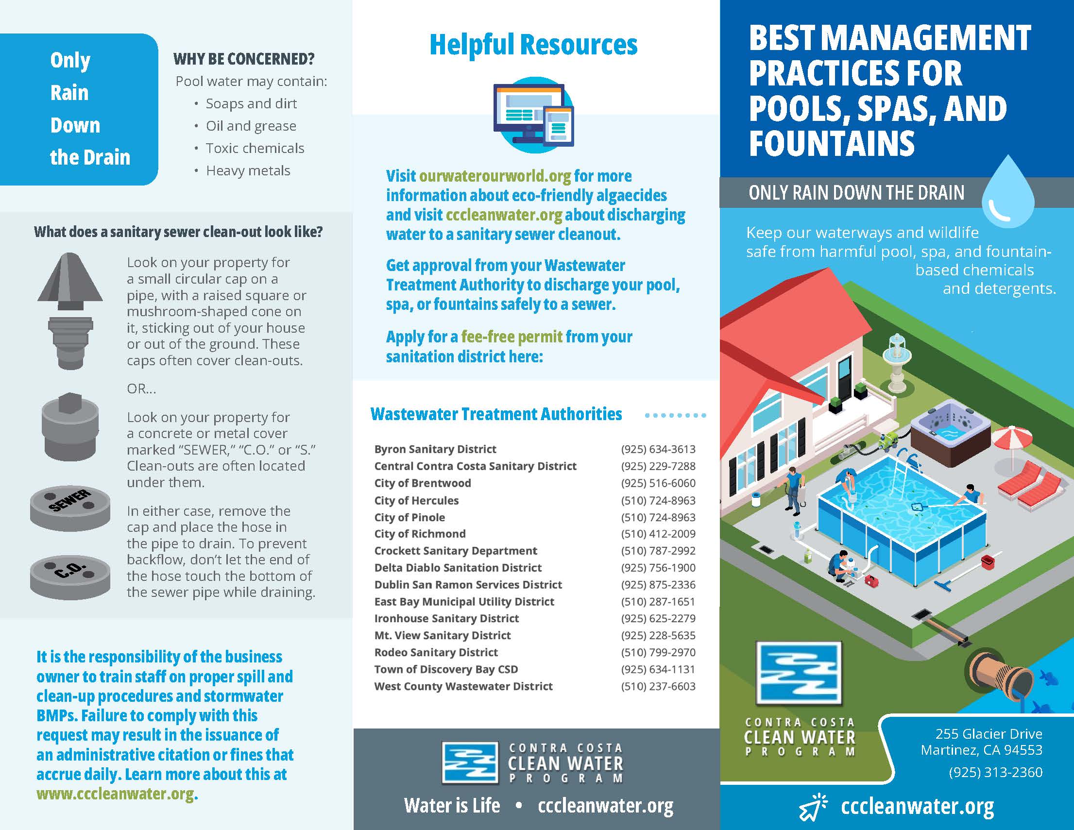 Contra Costa Clean Water Program - Pool Owners _ Cleaners BMP 2023 Final_Page_1