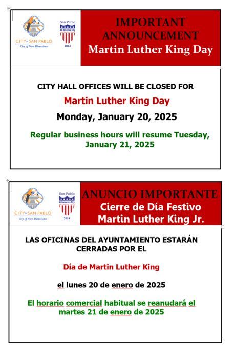 2025-01-20 MLK Closure Notice Both