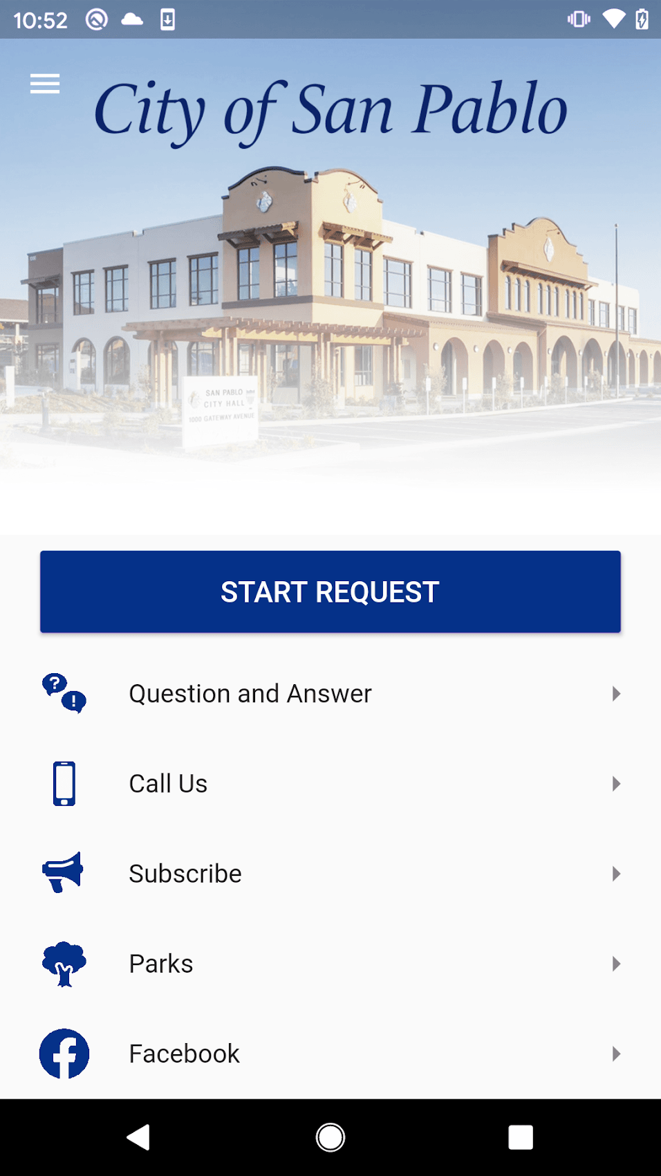 Image of Reach San Pablo app / Imagen de la aplicación "Reach San Pablo" Opens in new window