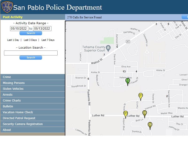 Crime Map Opens in new window